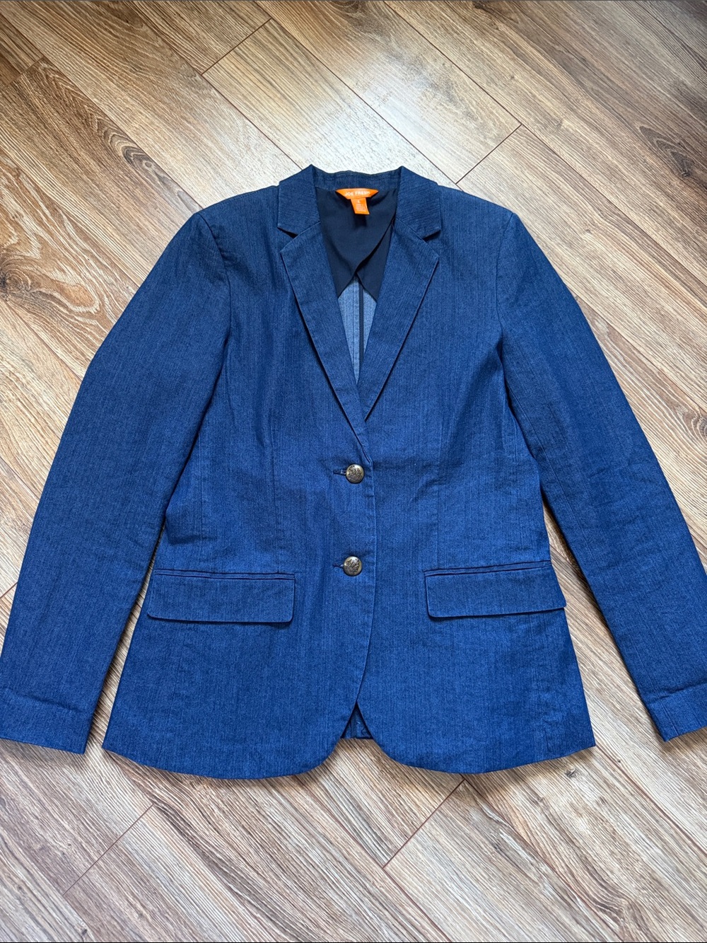 Joe Fresh Dark Blue Two-Button Blazer